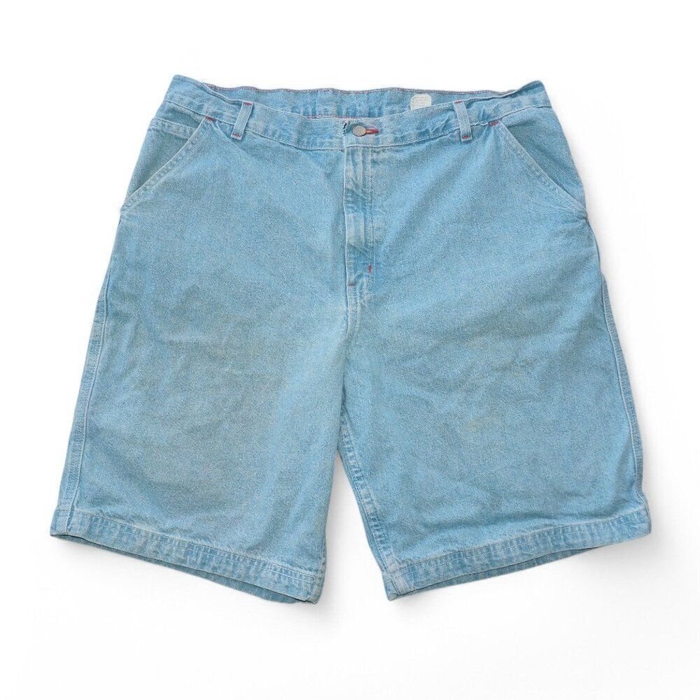 Faded Glory Vintage Y2K Streetwear Denim Shorts‎ Light Wash Blue Men's 36 x 10